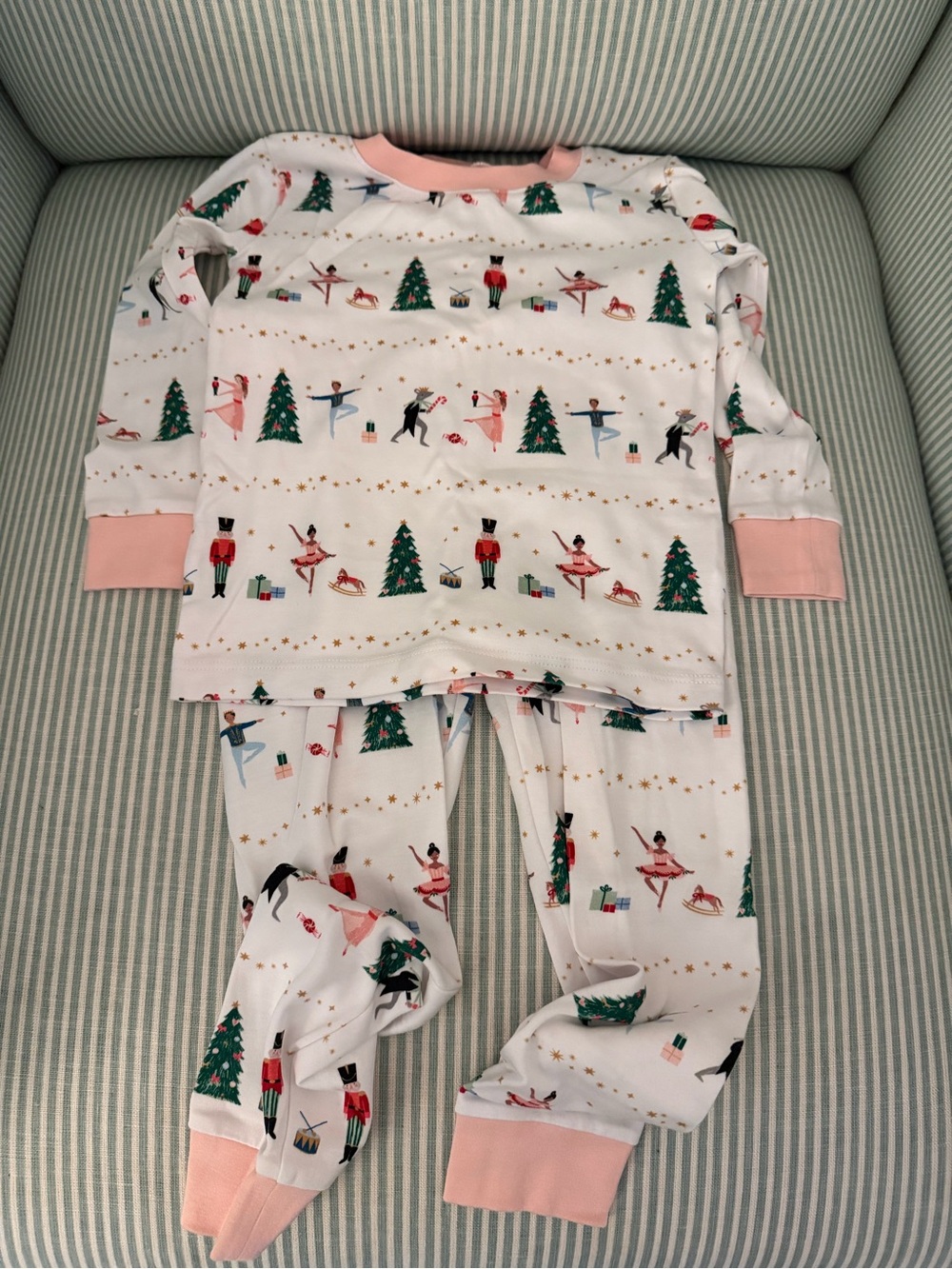 Meri Meri x Lake Christmas Holiday Ballerina PJs - 3T